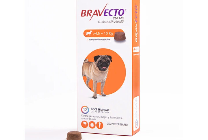 Bravecto 250 mg (4,5 a 10 Kg)