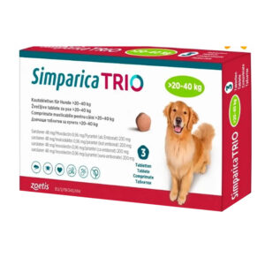 Simparica Trio 20 a 40 Kg.